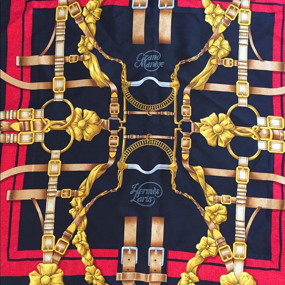Hermès scarf Grand Manege H d’ORIGNY - Picture 1 of 8